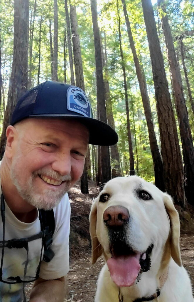 Alex and happy Vermont on a hike